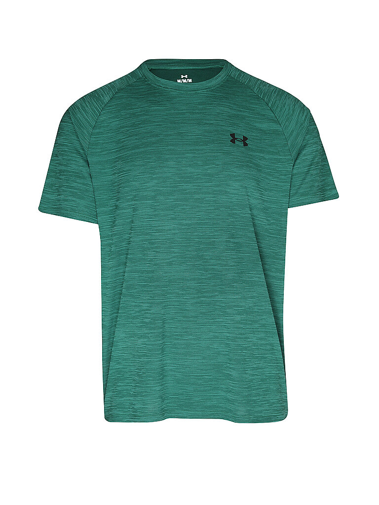 UNDER ARMOUR Herren Fitnessshirt UA Tech Strukturiert dunkelgrün | S